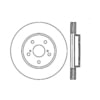 Centric 125.44125 Disc Brake Rotor Premium High-Carbon Rotor