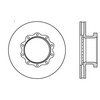 Centric 120.86005 Disc Brake Rotor Centric Air Disc Brake Rotor D1203 BDx SB7 SN7
