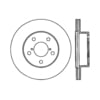 Centric 120.47023 Disc Brake Rotor Premium Brake Rotor