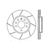 Centric 126.38014 Disc Brake Rotor Centric Premium OE Style Slotted Brake Rotor