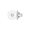 Centric 120.79001 Disc Brake Rotor and Hub Assembly Centric Premium Brake Rotor