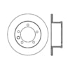 Centric 120.35070 Disc Brake Rotor Centric Premium High Carbon Alloy Brake Rotor