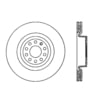 Centric 120.33098 Disc Brake Rotor Premium Brake Rotor