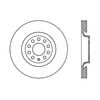 Centric 120.33096 Disc Brake Rotor Premium Brake Rotor