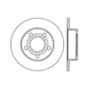 Centric 120.33047 Disc Brake Rotor Centric Premium High Carbon Alloy Brake Rotor