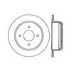 Centric 121.42013 Disc Brake Rotor C-Tek Standard Disc Brake Rotor - 10.46 in. Outside Diameter