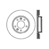 Centric 120.50006 Disc Brake Rotor Centric Premium Brake Rotor