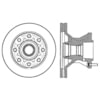Centric 121.66020 Disc Brake Rotor and Hub Assembly Standard Brake Rotor