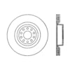 Centric 120.33066 Disc Brake Rotor Premium Brake Rotor