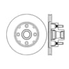 Centric 120.61011 Disc Brake Rotor and Hub Assembly Premium Brake Rotor