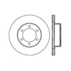 Centric 125.44112 Disc Brake Rotor Centric Premium High Carbon Alloy Brake Rotor