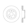 Centric 120.51036 Disc Brake Rotor Premium Brake Rotor