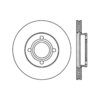 Centric 121.33002 Disc Brake Rotor C-Tek Standard Disc Brake Rotor - 10.07 in. Outside Diameter