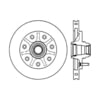 Centric 120.65065 Disc Brake Rotor and Hub Assembly Premium Brake Rotor