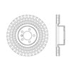 Centric 120.22020 Disc Brake Rotor Premium Brake Rotor