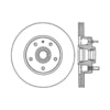 Centric 121.39011 Disc Brake Rotor C-Tek Standard Brake Rotor