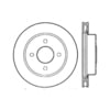Centric 120.61023 Disc Brake Rotor Premium Brake Rotor