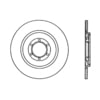 Centric 120.02003 Disc Brake Rotor Premium Brake Rotor