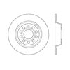 Centric 120.33129 Disc Brake Rotor Centric Premium High Carbon Alloy Brake Rotor