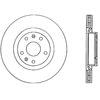 Centric 120.07002 Disc Brake Rotor Premium Brake Rotor