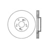 Centric 125.40057 Disc Brake Rotor Centric Premium High Carbon Alloy Brake Rotor