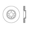Centric 120.38020 Disc Brake Rotor Premium Brake Rotor
