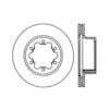 Centric 120.35071 Disc Brake Rotor Premium Brake Rotor
