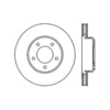 Centric 125.63059 Disc Brake Rotor Premium High-Carbon Rotor