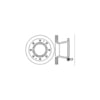 120.72001 by CENTRIC - Centric Premium Brake Rotor