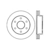 Centric 125.66009 Disc Brake Rotor Centric Premium High Carbon Alloy Brake Rotor