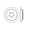 Centric 125.65085 Disc Brake Rotor Centric Premium High Carbon Alloy Brake Rotor