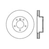 Centric 121.3407 Disc Brake Rotor C-TEK Standard Brake Rotor