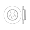 Centric 120.35061 Disc Brake Rotor Centric Premium High Carbon Alloy Brake Rotor