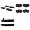 Centric 106.08410 Disc Brake Pad Set Posi Quiet Extended Wear Brake Pads with Shims and Hardware