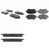 Centric 300.17300 Disc Brake Pad Set Centric Premium Semi-Metallic Brake Pads with Shims and Hardware