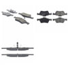 Centric 301.10472 Disc Brake Pad Set Centric Premium Ceramic Brake Pads with Shims and Hardware