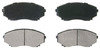 ZD551 by WAGNER - QuickStop Ceramic Disc Brake Pad Set
