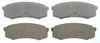QC606 by WAGNER - Wagner ThermoQuiet QC606 Ceramic Disc Brake Pad Set