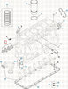 451487 by PAI - Engine Camshaft Bearing Set - 2004-2015 International DT570/DT466E HEUI/DT570 Application