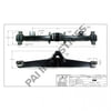 PAI 750264 Suspension Equalizer Beam Suspension Equalizer Beam - HN 462 Application