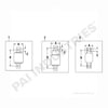 PAI 750065 Axle Torque Rod Bushing Axle Torque Rod Bushing