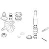 PAI 803180 Steering King Pin Bushing Steering King Pin Bushing - Mack Multiple Application Grooves Inside