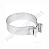 PAI 803630 Exhaust Clamp Exhaust Band Clamp - Steel Diameter: 4in Mack Multiple Application M10 x 1.5 Nut Bolt Grade 10.9