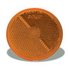 Grote 400733 Reflector Assembly REFLECTOR, 2.5", YEL, ROUND STICK-ON, BULK