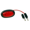 Grote 479623 Side Marker Light CLR/MARKER, RED, LED, MICRONOVAP2 w/ GROMMET