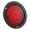 Grote 532923 Tail Light SuperNova® 4" 10-Diode Pattern LED Stop Tail Turn Lights, STT, Black Theft-Resistant Flange, Male Pin