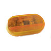 Grote 452633 Side Marker Light CLR/MKR,YEL,DMLD 2BULB OVAL,W/OPTIC LENS