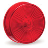Grote 458123 Side Marker Light CLR/MKR,2.5"DIA,RED,SLD W/OPTIC LEN,BULK