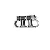 Haldex 11545 Air Brake Compressor Inlet Hose Clamp Air Brake Compressor Inlet Hose Clamp - 3-Hole, (2) 3/8" and (1) 1/2"