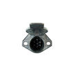 Haldex BE23703 Trailer Receptacle Socket Trailer Receptacle Socket - 7-Way Heavy Duty Die Cast Receptacle (Split Pin)
